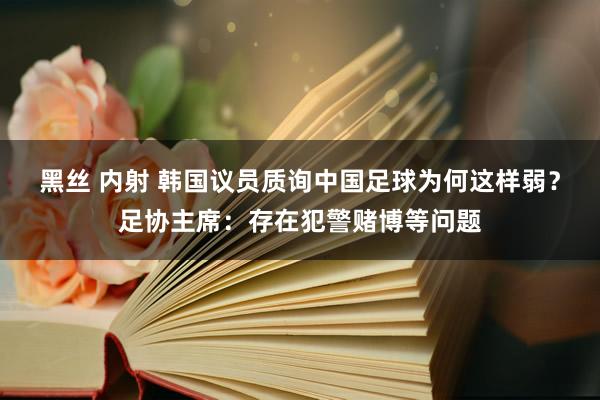 黑丝 内射 韩国议员质询中国足球为何这样弱？足协主席：存在犯警赌博等问题