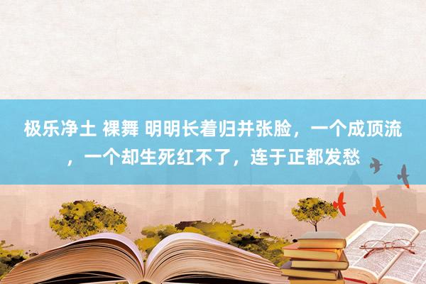 极乐净土 裸舞 明明长着归并张脸，一个成顶流，一个却生死红不了，连于正都发愁