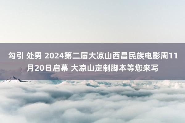 勾引 处男 2024第二届大凉山西昌民族电影周11月20日启幕 大凉山定制脚本等您来写