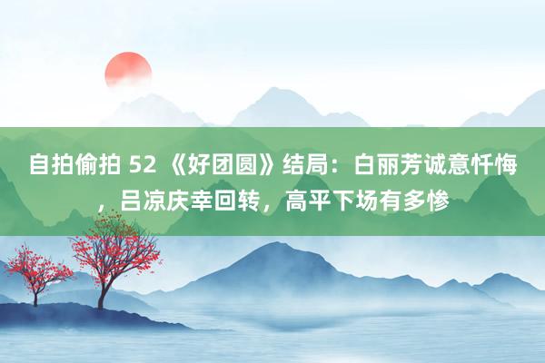 自拍偷拍 52 《好团圆》结局：白丽芳诚意忏悔，吕凉庆幸回转，高平下场有多惨