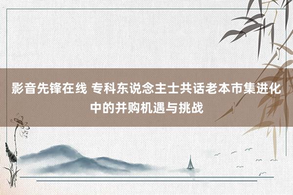 影音先锋在线 专科东说念主士共话老本市集进化中的并购机遇与挑战